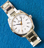 Omega Seamaster Aqua Terra 41MM Automatic 2022 White Dial Steel Box Papers 22010412102001 - WearingTime Luxury Watches