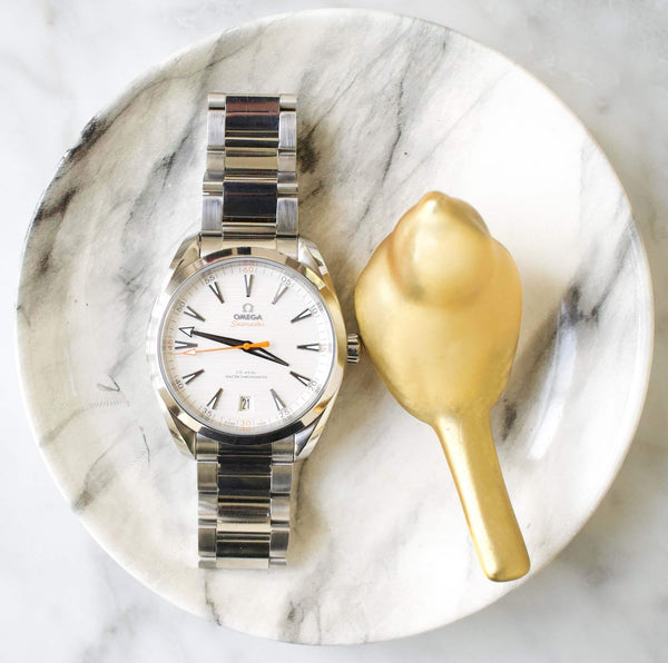 SOLDOUT: Omega Seamaster Aqua Terra 41MM Automatic 2022 White Dial Steel Box Papers 22010412102001