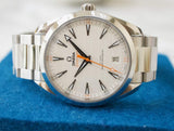SOLDOUT: Omega Seamaster Aqua Terra 41MM Automatic 2022 White Dial Steel Box Papers 22010412102001