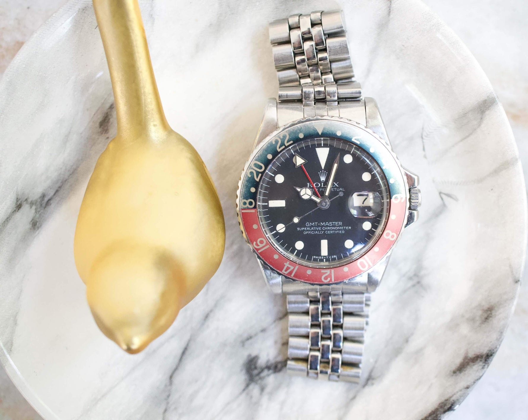 Rolex 1675 GMT Pepsi Ghost Bezel Usa Jubilee 40MM Box 1969 - WearingTime Luxury Watches