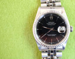 Rolex Datejust 16220 36MM Quickset Jubilee Engine Turned 3135 Steel Box 2000 - WearingTime Luxury Watches