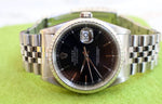 Rolex Datejust 16220 36MM Quickset Jubilee Engine Turned 3135 Steel Box 2000 - WearingTime Luxury Watches