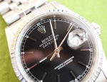 Rolex Datejust 16220 36MM Quickset Jubilee Engine Turned 3135 Steel Box 2000 - WearingTime Luxury Watches