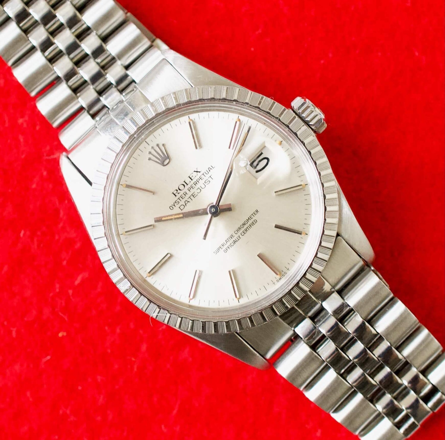 Rolex Datejust 36mm 16030 Jubilee Bracelet SERVICED 1986 Paperwork - WearingTime Luxury Watches