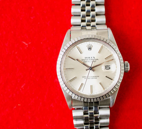 SOLDOUT: Rolex Datejust 36mm 16030 Jubilee Bracelet SERVICED 1986 Paperwork