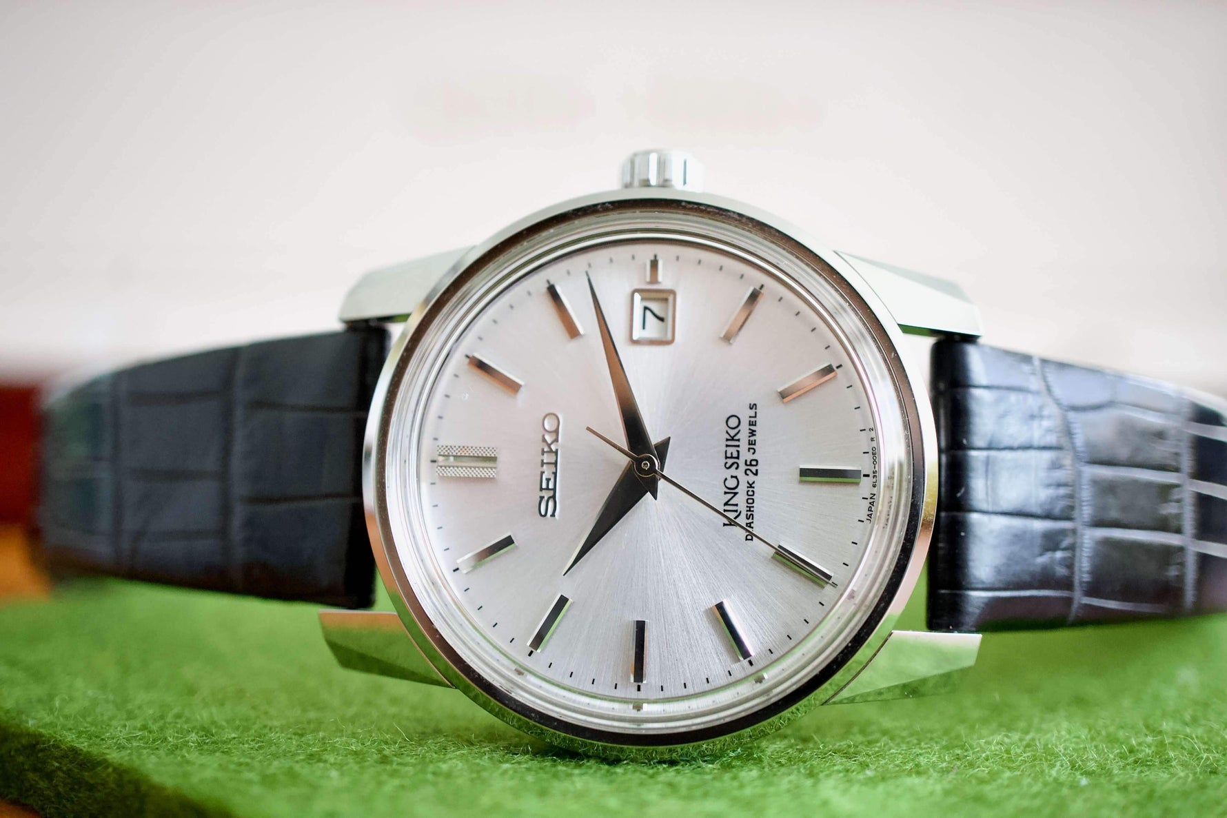 Seiko King Seiko 6L35-00D0 38MM Date, Limited to 3000, SERVICED Silver Steel Box + Papers Automatic 2021 - WearingTime Luxury Watches