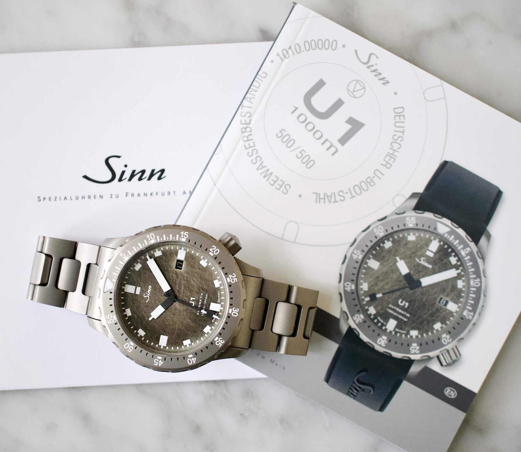 Sinn U1 DS 1010.0351 44MM Limited to 500 Box Papers 2021 Mint - WearingTime Luxury Watches