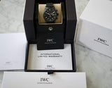 SOLD OUT: 41MM IWC PILOT’S WATCH CHRONOGRAPH TRIBUTE TO 3705 2021 BOX AND PAPERS Ceratanium AUTOMATIC
