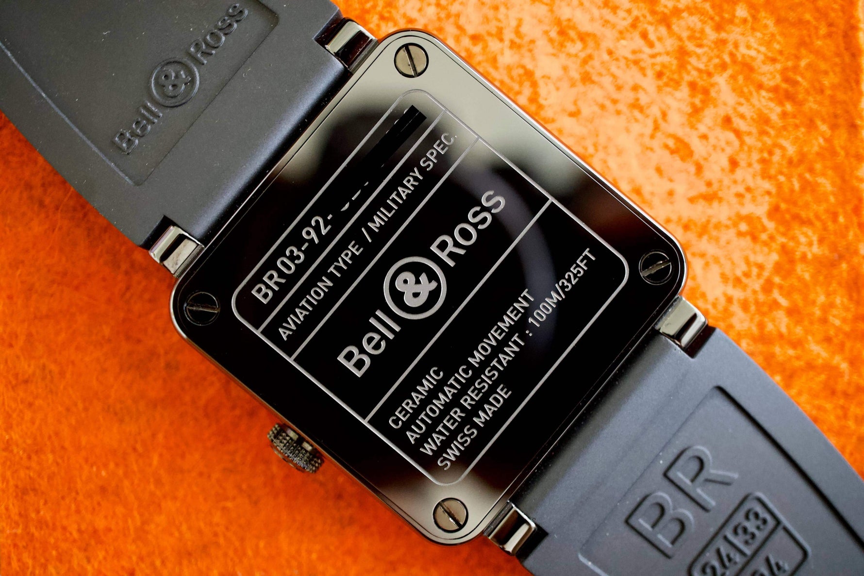 SOLD OUT: Bell & Ross Aviation BR 03-92 42MM Date, Ceramic Black Steel, Cermaic Box Automatic 2007 - WearingTime Luxury Watches