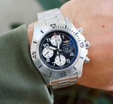 SOLD OUT: Breitling SuperOcean Steelfish Chronograph II 44MM Box and Manuals A13341