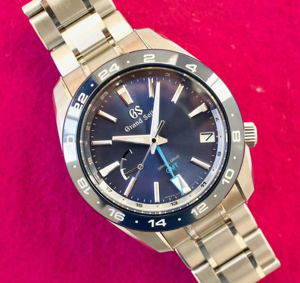 SOLD OUT: Grand Seiko Sport SBGE255 Sport GMT 40.5mm 2020 Box and Papers Blue Dial