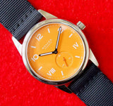 SOLD OUT: Nomos Club 38.5MM Manual Wind Nato Strap Box and Papers NEW 2022 Orange