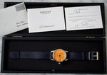 SOLD OUT: Nomos Club 38.5MM Manual Wind Nato Strap Box and Papers NEW 2022 Orange - WearingTime Luxury Watches