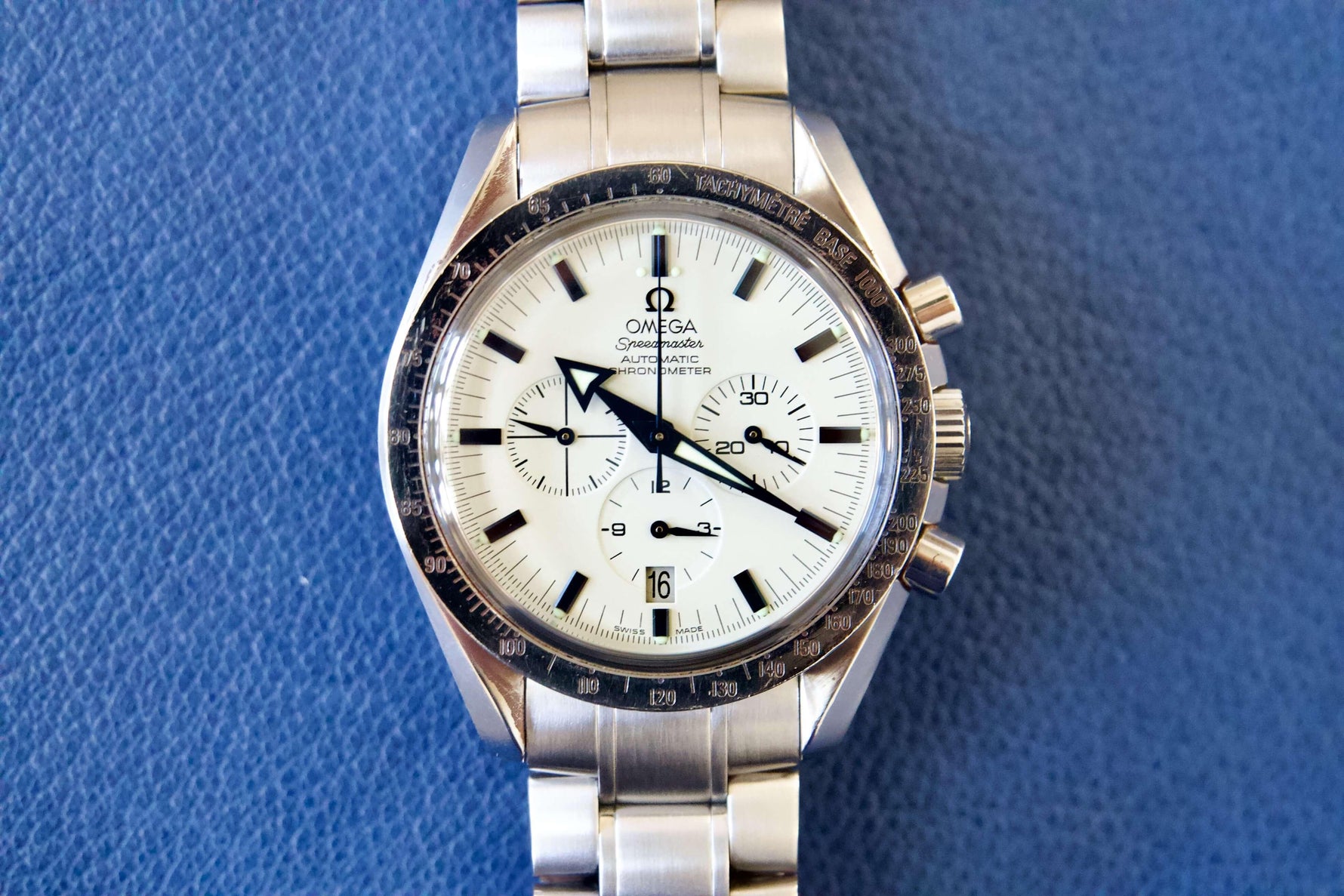 SOLD OUT: Omega Speedmaster Broad Arrow 1957 Column Wheel Automatic Chronograph 3551.20 42MM Automatic - WearingTime Luxury Watches