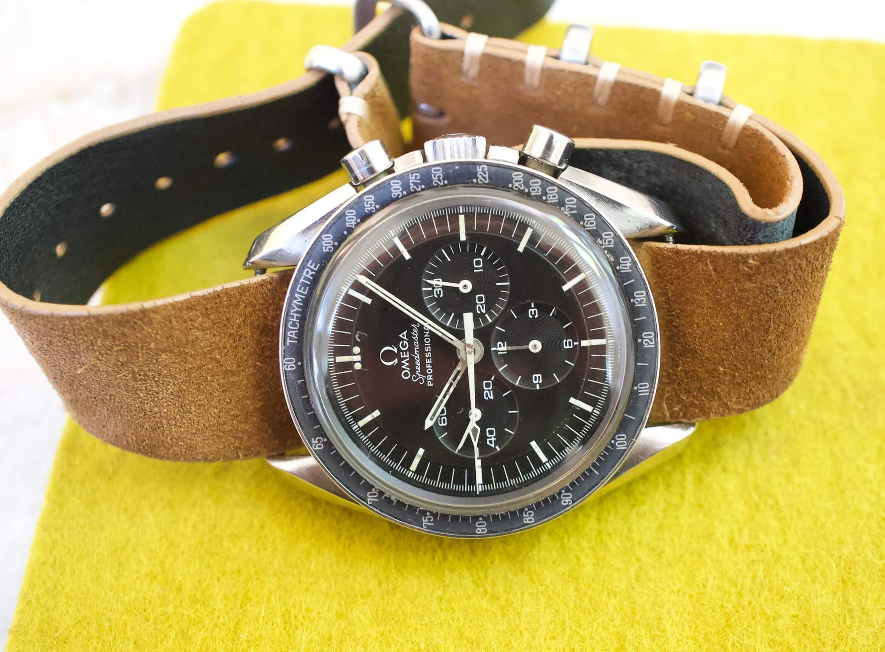 SOLD OUT: Omega Speedmaster Moonwatch Pre Moon 145.022-69 145.022 69 Step Dial 42mm Chronograph 1971 - WearingTime Luxury Watches