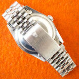 SOLD OUT: Rolex Datejust 16220 36MM Quickset Jubilee Engine-Turned 3135 Silver Steel Box 1999