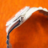 SOLD OUT: Rolex Datejust 16220 36MM Quickset Jubilee Engine-Turned 3135 Silver Steel Box 1999
