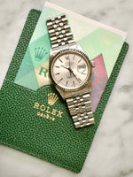 SOLD OUT: Rolex Datejust 16234 36MM Quickset Jubilee 18K Gold Fluted 3135 Steel Box and Papers 2001 "HONDA" - WearingTime Luxury Watches
