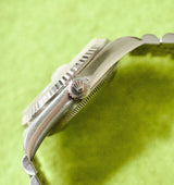 SOLD OUT: Rolex Datejust 16234 36MM Quickset Jubilee 18K Gold Fluted 3135 Steel Box and Papers 2001 "HONDA"