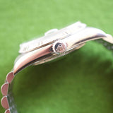 SOLD OUT: Rolex Datejust 16234 36MM Quickset Jubilee Gold Fluted 3135 Black Steel Box 1995