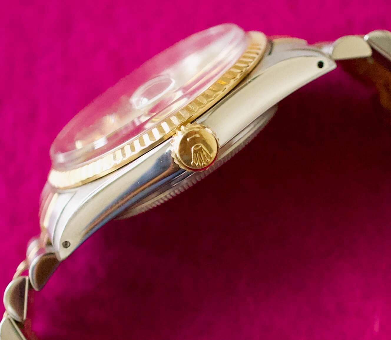 SOLD OUT: Rolex Datejust 36MM 16013 Automatic Jubilee Two Tone Champagne Box - WearingTime Luxury Watches