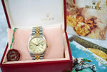 SOLD OUT: Rolex Datejust 36MM 16013 Automatic Jubilee Two Tone Champagne Box - WearingTime Luxury Watches