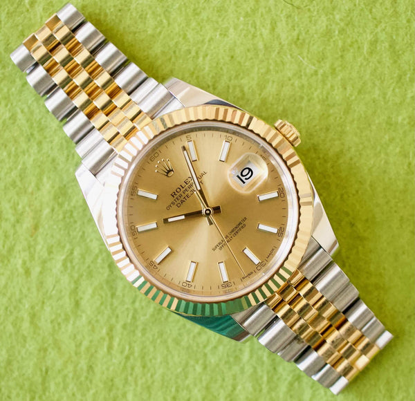 SOLD OUT: Rolex Datejust 41 41MM 126333 BOX AND PAPERS JUBILEE 2017