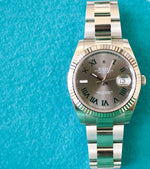 SOLD OUT: Rolex Datejust 41 Wimbeldon 126334 Box and Papers 2022 18K Bezel - WearingTime Luxury Watches