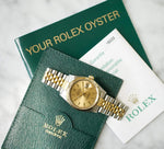 SOLD OUT: Rolex Datejust Two Tone 18K Gold 36MM BOX AND PAPERS 2002 16233 Jubilee - WearingTime Luxury Watches