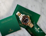 SOLD OUT: Rolex GMT-Master II ROOT BEER Two Tone 18K Gold and Steel 2022 Box and Papers CERAMIC - WearingTime Luxury Watches