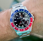 SOLD OUT: Rolex GMT-Master Pepsi 16750 40MM Automatic Serviced Box 1985 - WearingTime Luxury Watches
