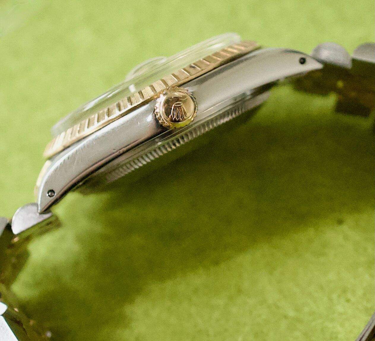 SOLD OUT: Rolex Oyster Perpetual DATE 34MM Jubilee Two Tone 18K Box and Papers 15053 Auto - WearingTime Luxury Watches
