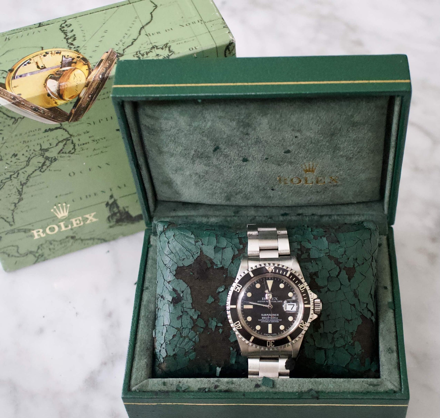 SOLD OUT: Rolex Submariner 1680 40mm Black Dial Steel Vintage 1979 Box - WearingTime Luxury Watches