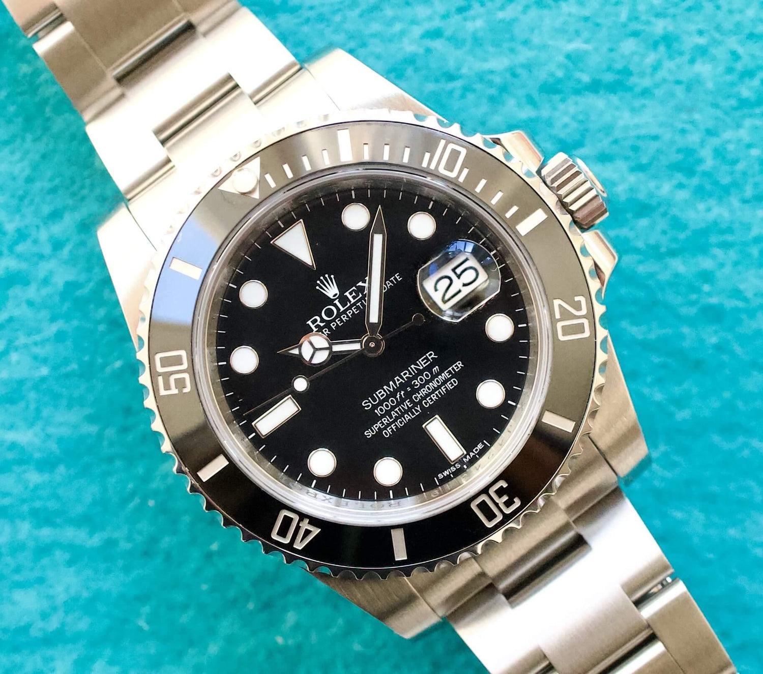 SOLD OUT: Rolex Submariner CERAMIC 116610 Box and Papers 2014 40MM - WearingTime Luxury Watches