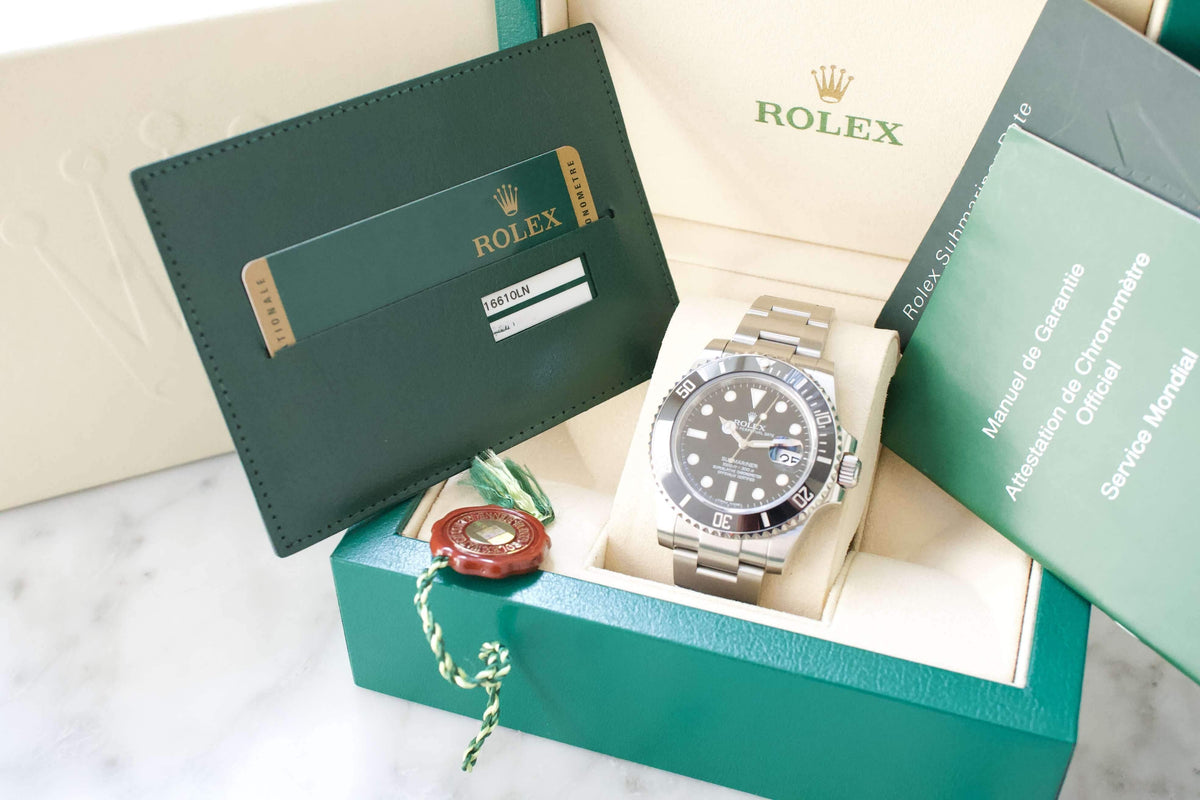 SOLD OUT: Rolex Submariner CERAMIC 116610 Box and Papers 2014 40MM - WearingTime Luxury Watches