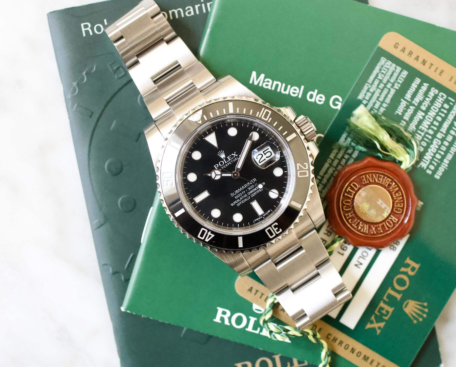 SOLD OUT: Rolex Submariner CERAMIC 116610 Box and Papers 2014 40MM - WearingTime Luxury Watches