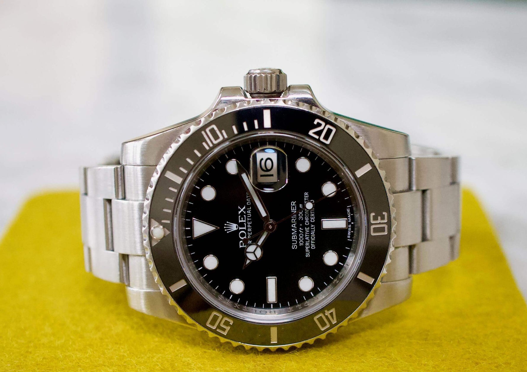 SOLD OUT: ROLEX SUBMARINER DATE 116610 40MM AUTOMATIC BLACK BOX & PAPERS 2013 - WearingTime Luxury Watches