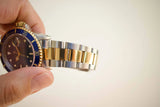 SOLD OUT: Rolex Submariner Date 16613 40MM 1993 Box 18K Yellow Gold and Steel
