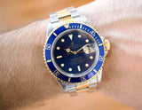 SOLD OUT: Rolex Submariner Date 16613 40MM 1993 Box 18K Yellow Gold and Steel