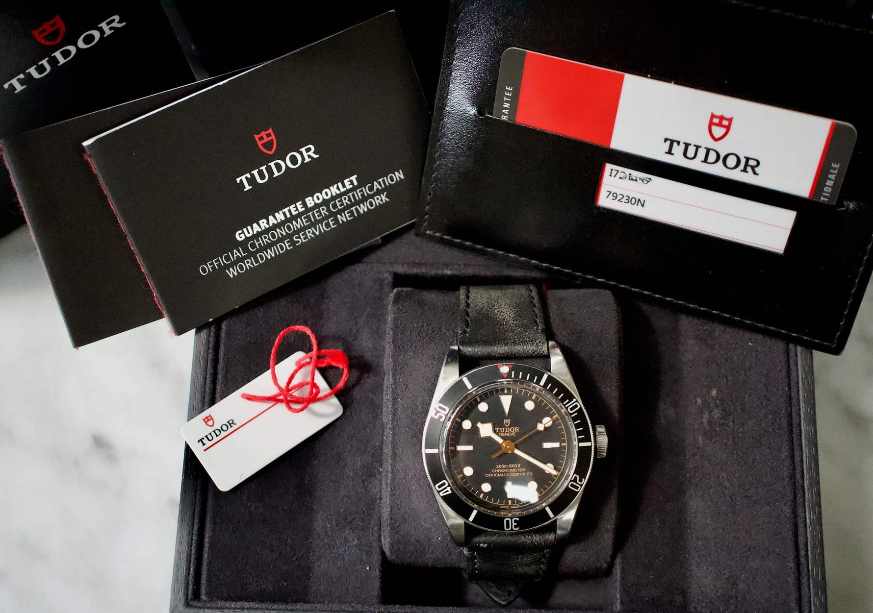 SOLD OUT: Tudor Black Bay 41 Black Dial and Bezel Box and Papers 79230N - WearingTime Luxury Watches