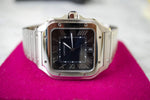 SOLDOUT: Cartier Santos De Cartier Large WSSA0030 39.8MM Automatic Smartlink QuickSwitch BLUE Steel 2021 Papers Factory Warranty - WearingTime Luxury Watches
