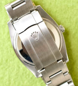 SOLDOUT: Rolex Oyster Perpetual 114200 34MM Blue Dial Oyster Bracelet Box and Papers 2020