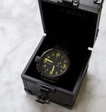 U-Boat Flightdeck 55MM Chronograph Left Handed Left Crown PVD Case - WearingTime Luxury Watches