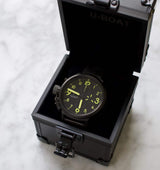SOLDOUT: U-Boat Flightdeck 55MM Chronograph Left Handed Left Crown PVD Case