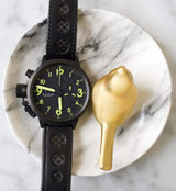 SOLDOUT: U-Boat Flightdeck 55MM Chronograph Left Handed Left Crown PVD Case