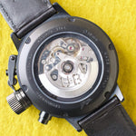 U-Boat Flightdeck 55MM Chronograph Left Handed Left Crown PVD Case - WearingTime Luxury Watches