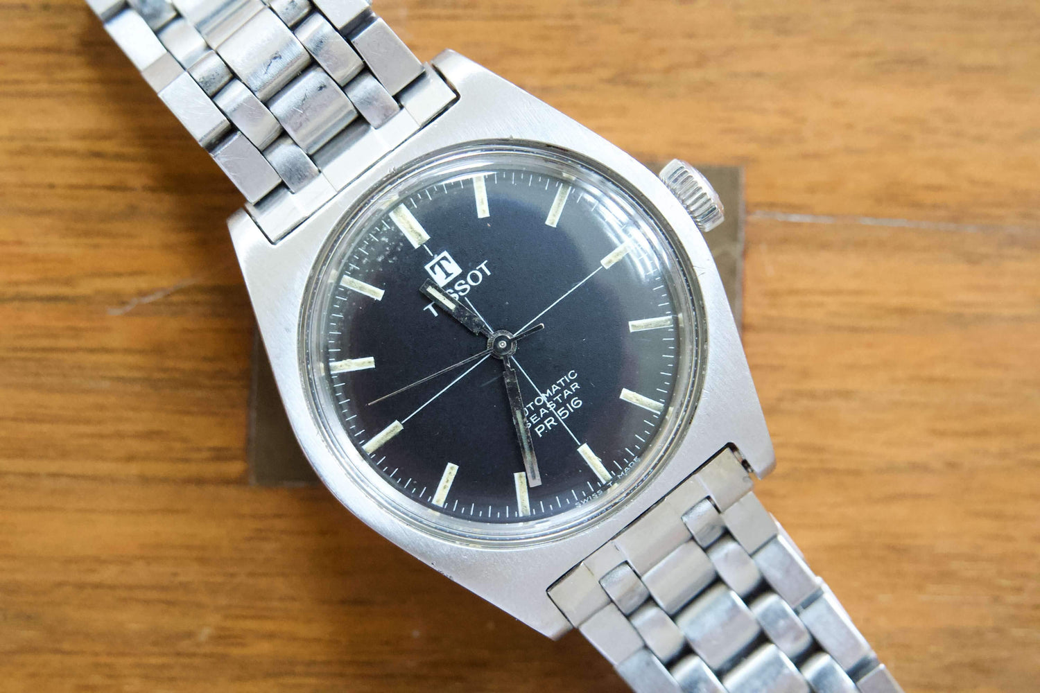 1960's Tissot Seastar Automatic PR516 Watch 35mm 44516-X11 44516 - WearingTime Luxury Watches