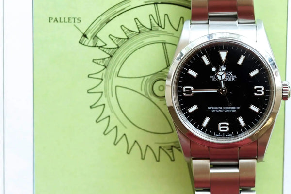 SOLDOUT: 2004 Rolex Explorer 114270 36mm F serial