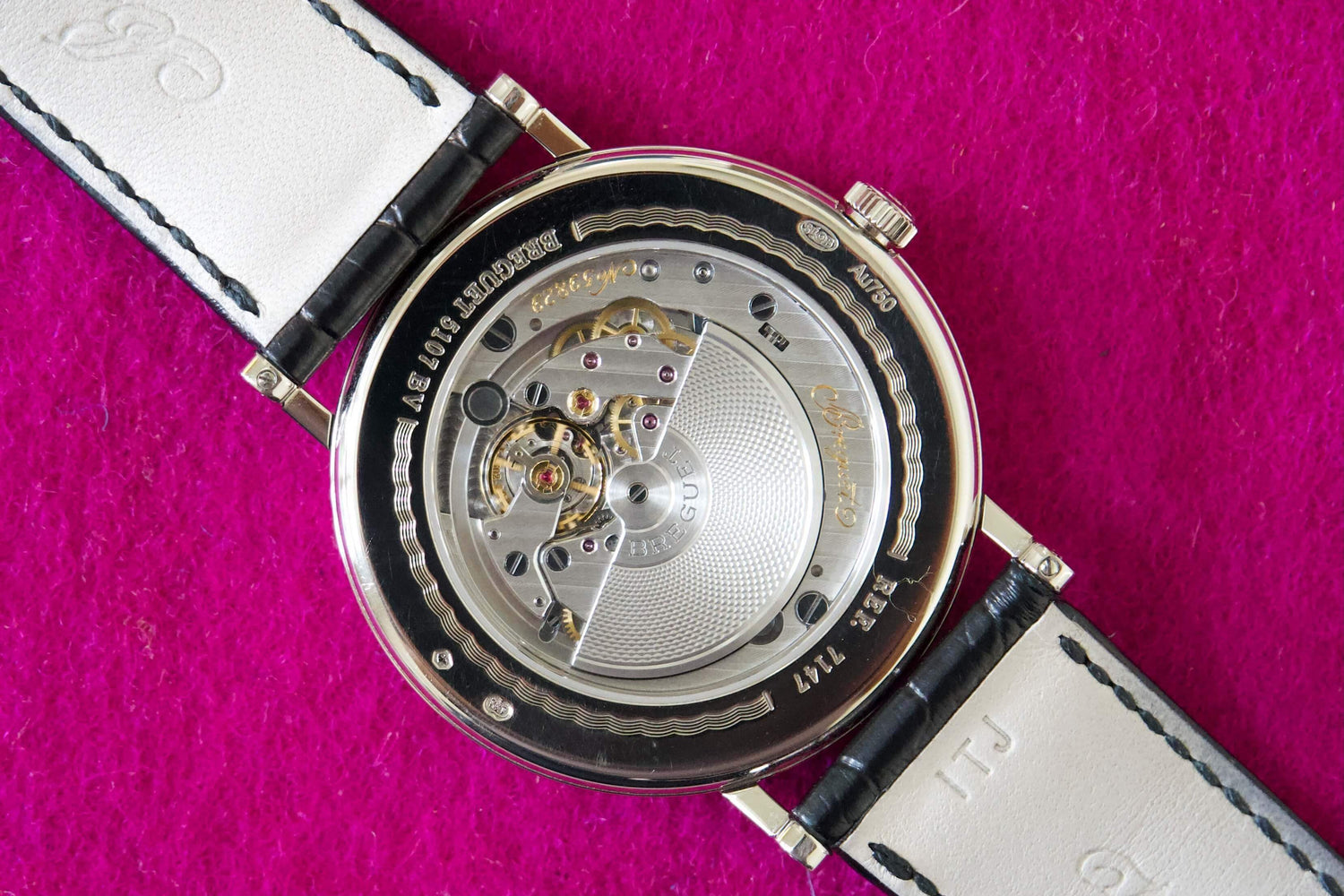 Breguet Classique Automatic Grand Feu Enamel Men's Watch 7147BB/29/9WU White Gold Papers - WearingTime Luxury Watches