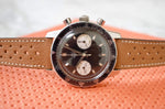 Heuer Autavia 7763C 40MM Vintage Racing Chronograph Black Steel 1968 - WearingTime Luxury Watches